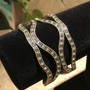 Jewels by Park Lane Cuff Bracelets Set of Three